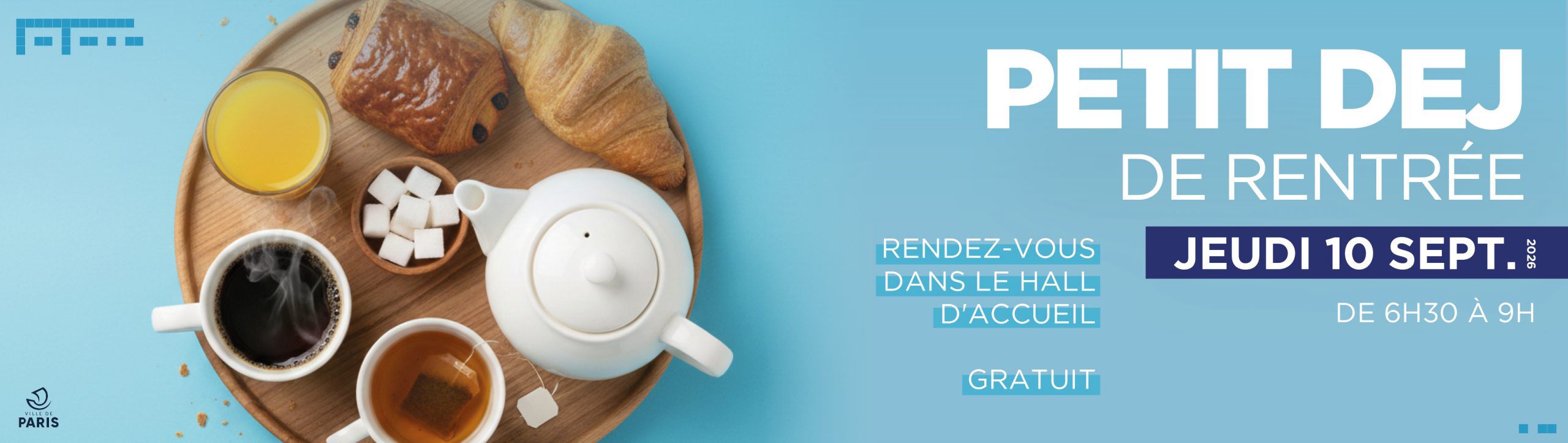 PETIT DÉJ DE RENTRÉE